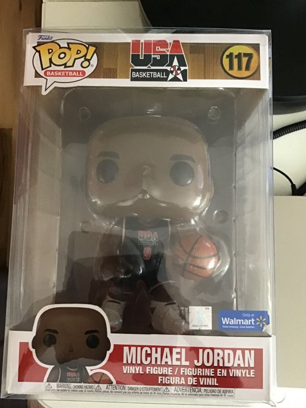 Funko Pop Sports NBA Michael Jordan Jumbo #117 Walmart Exclusive NIB w/Protector